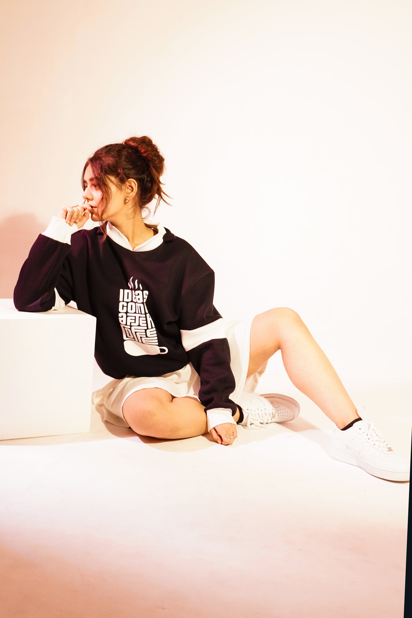 BLUE DETACHABLE HOODIE