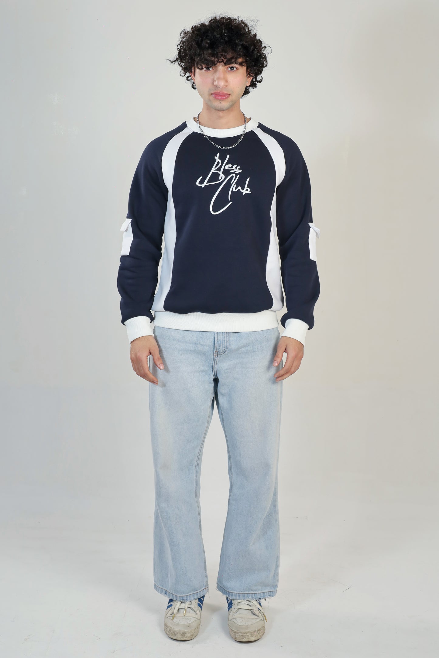 BLUE BLESS CLUB SWEATSHIRT