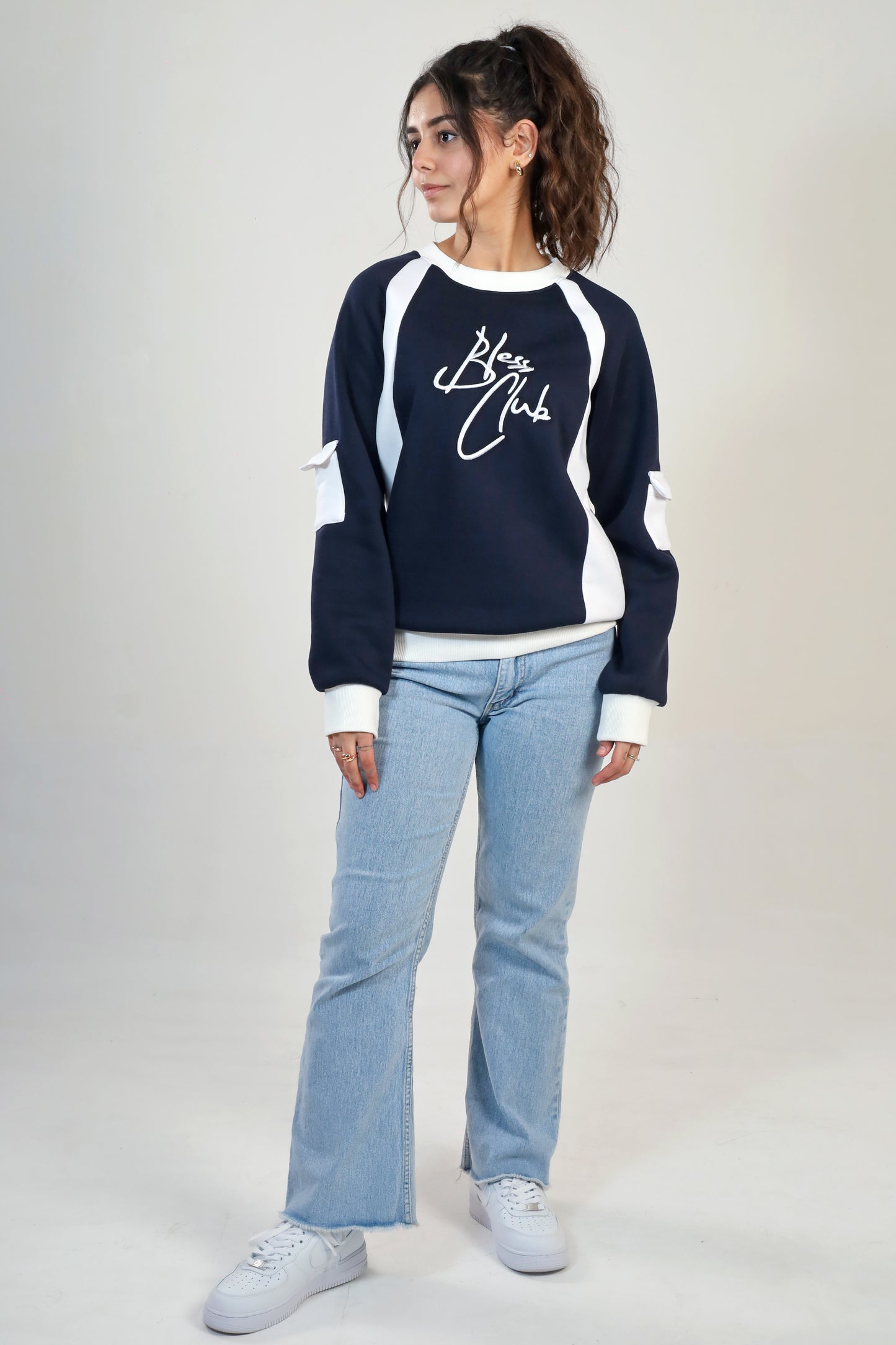 BLUE BLESS CLUB SWEATSHIRT