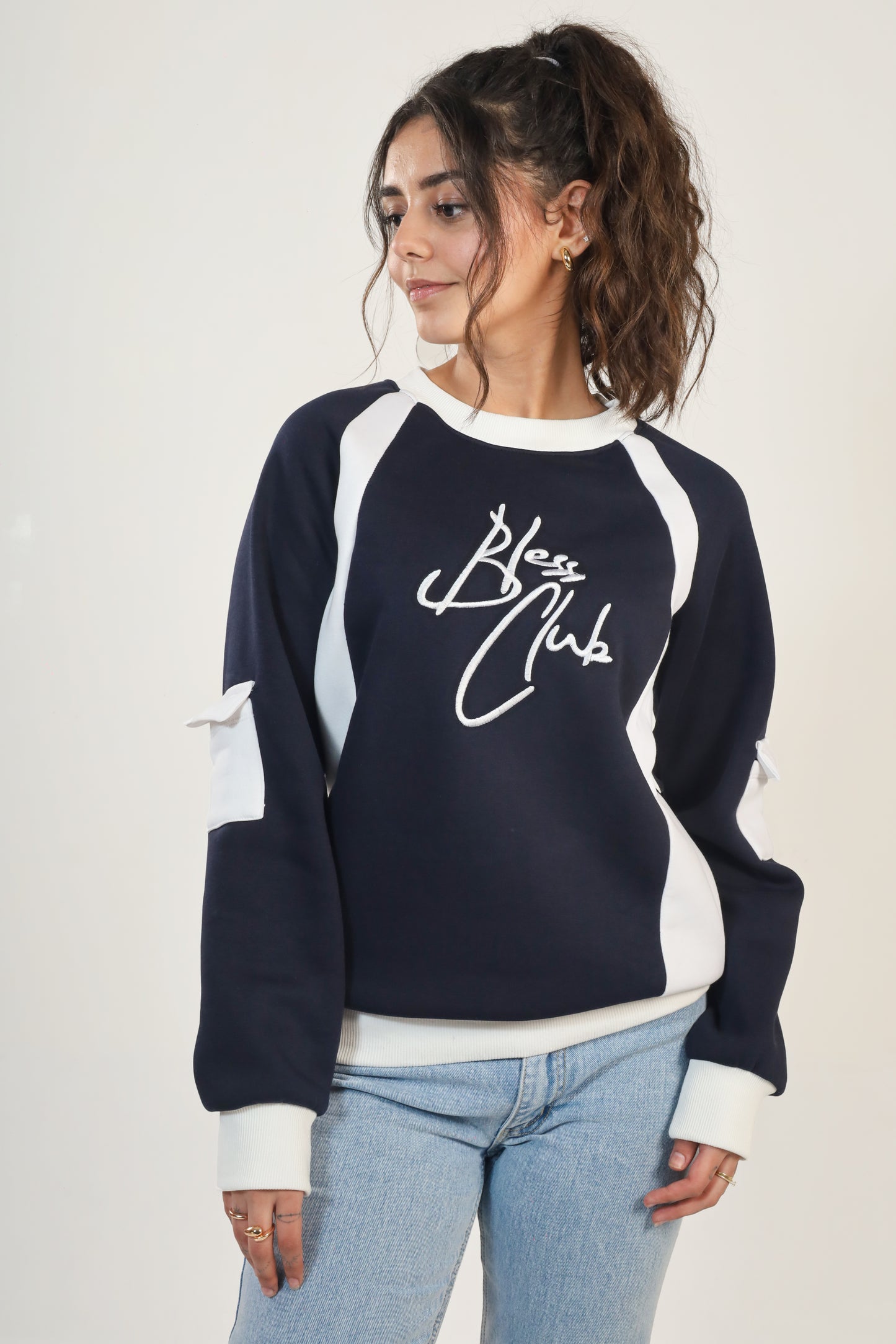 BLUE BLESS CLUB SWEATSHIRT